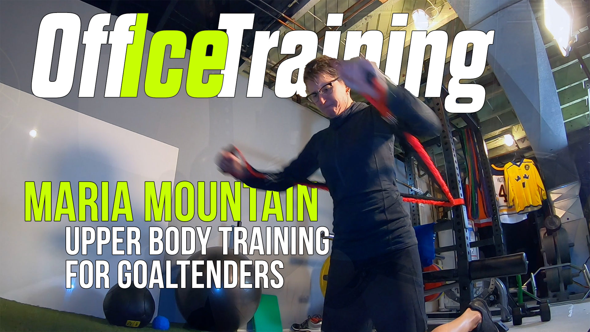 Off-Ice: Maria Mountain on upper body training for goaltenders