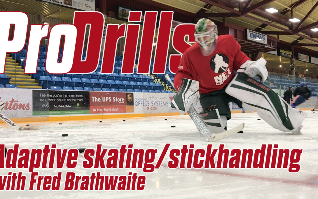 Pro Drills: Fred Brathwaite shares adaptive skating/stickhandling combo drill