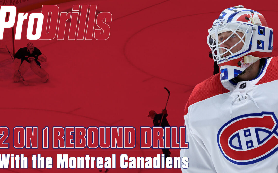 Montreal Canadiens 2-on-1 Rebound Drill