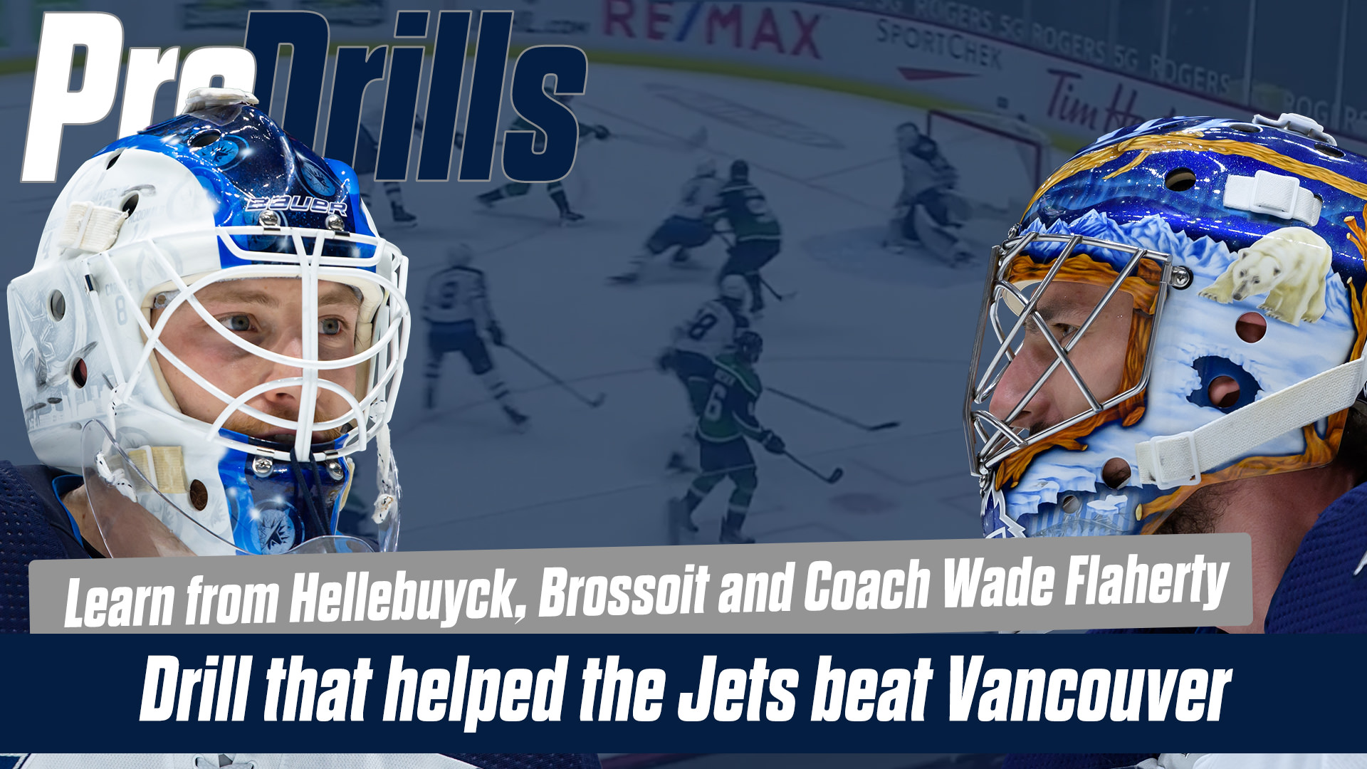 Brossoit Flaherty, Helleybuyck and the lateral drill that won Jets a game