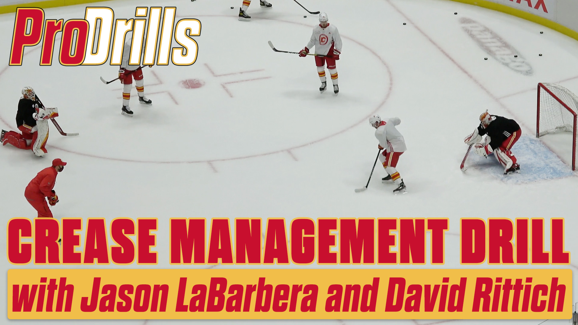 Pro Drills with Calgary Flames Jason LaBarbera