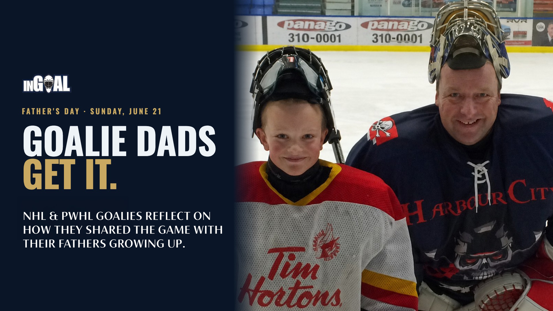 Goalie Dads Get It. NHL and PWHL goalies reflect on how they shared the game with their fathers growing up.
