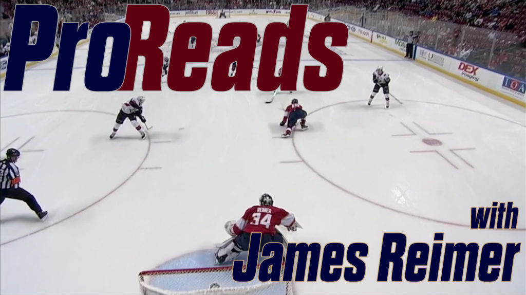 Pro-Reads: James Reimer 2-on-1 from the neutral zone
