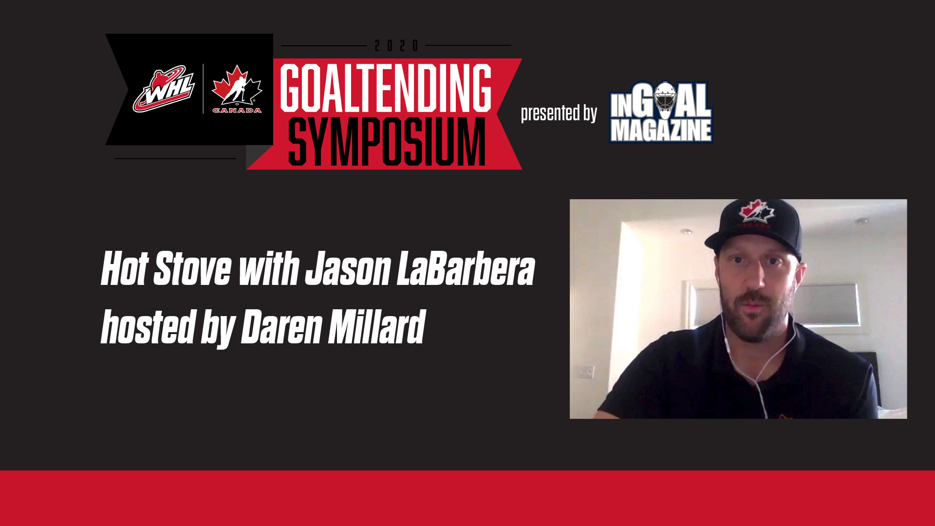 Exclusive Jason Labarbera Hot Stove Interview from the 2020 WHL / Hockey Canada Goaltending Symposium