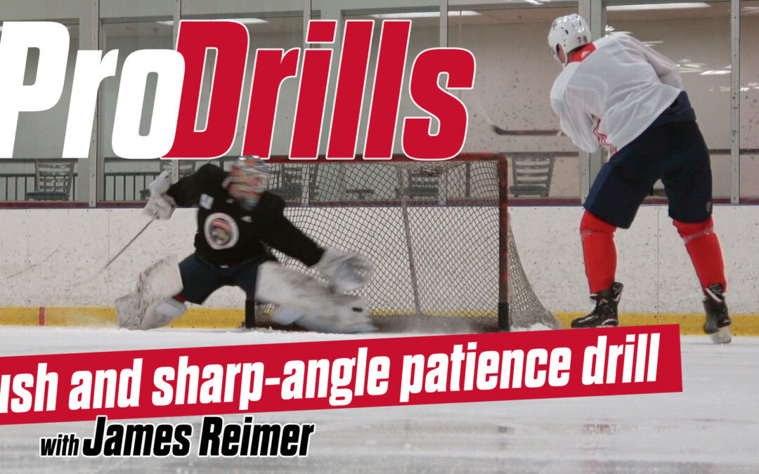 Pro Drills: James Reimer with rush and sharp-angle patience drill