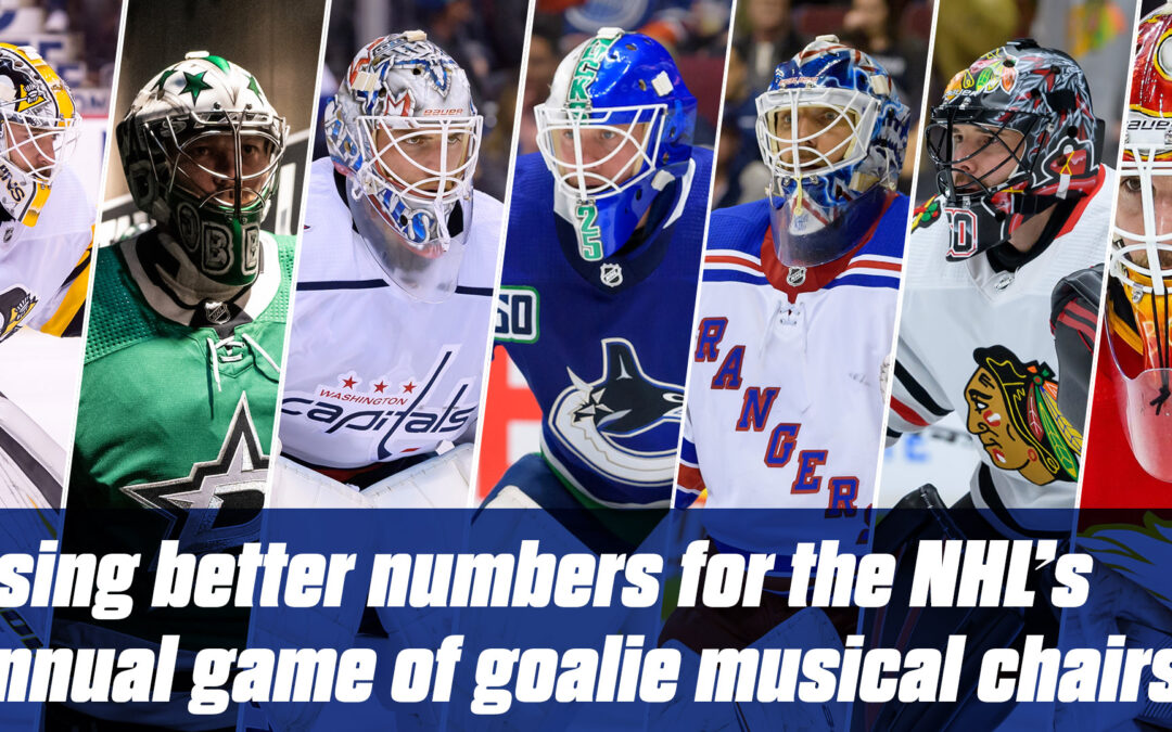 Using better numbers for the NHL’s annual game of goalie musical chairs