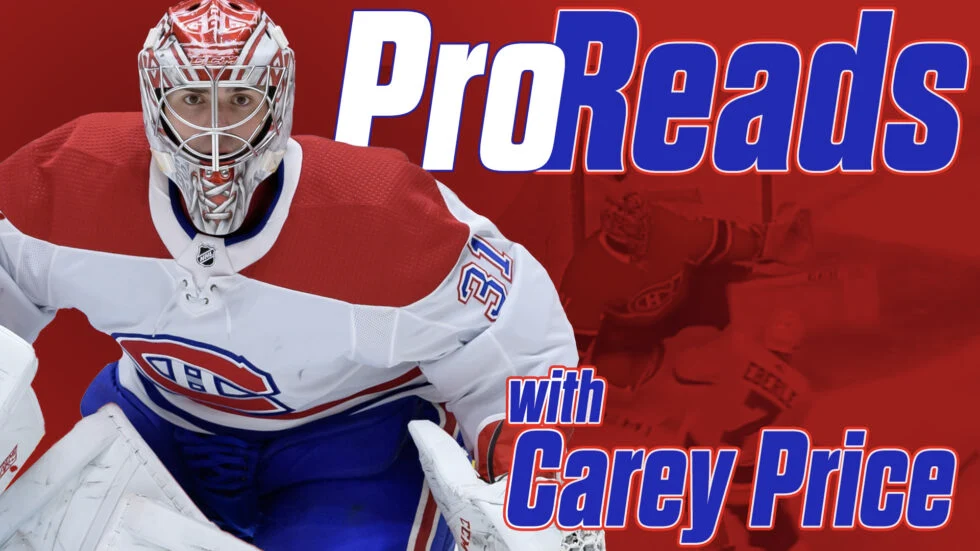 Carey Price Pro Reads: Depth decisions and managing traffic off rush