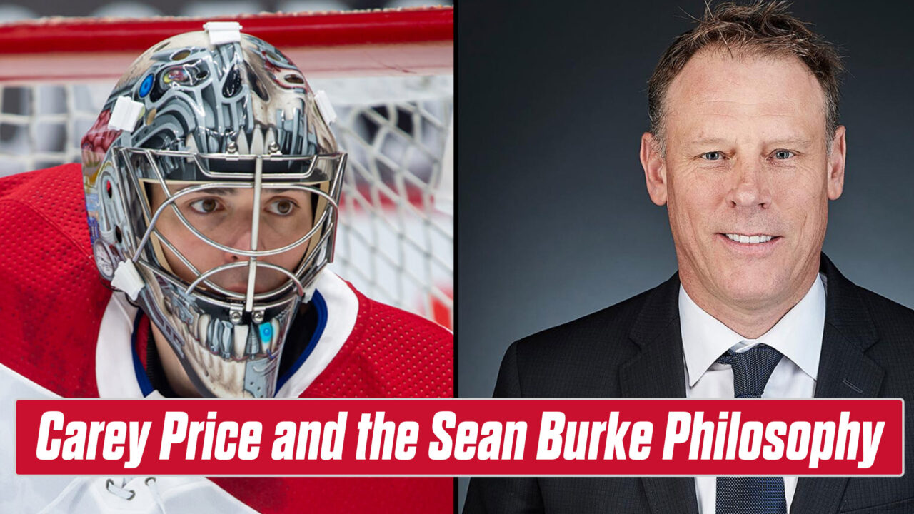 Carey Price and the Sean Burke Philosophy InGoal Magazine
