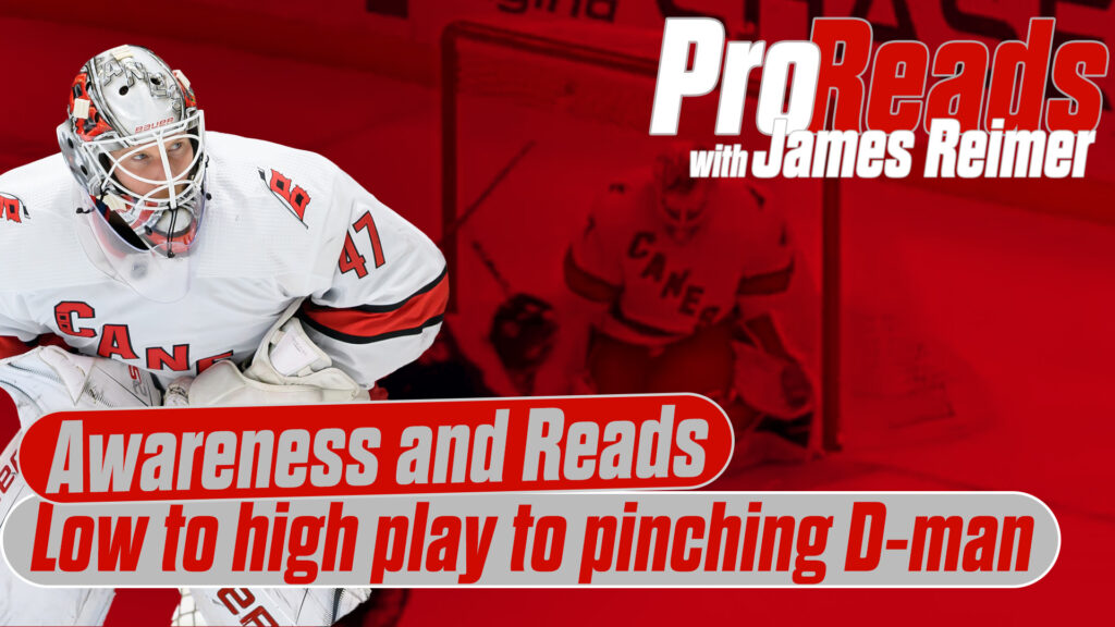 James Reimer ProRead – Pass out to Pinching D-man