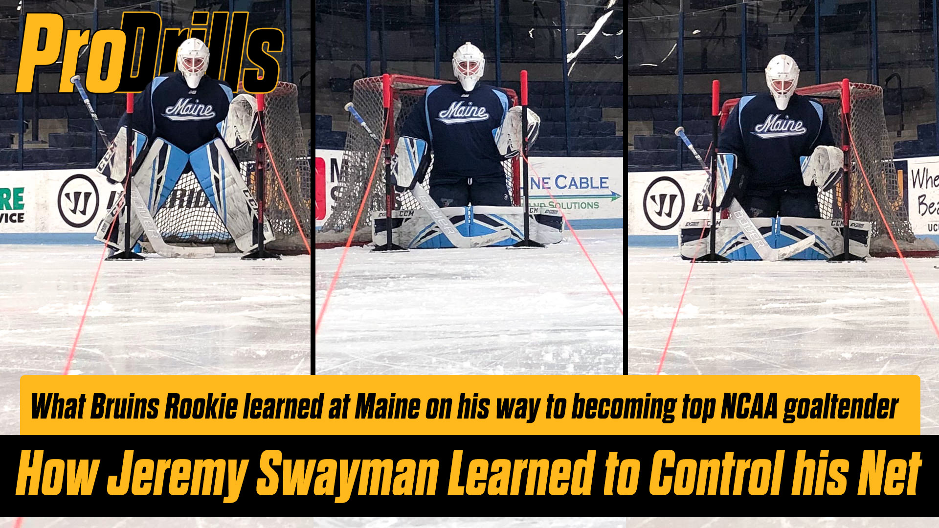 How Jeremy Swayman Learned to Control his Net