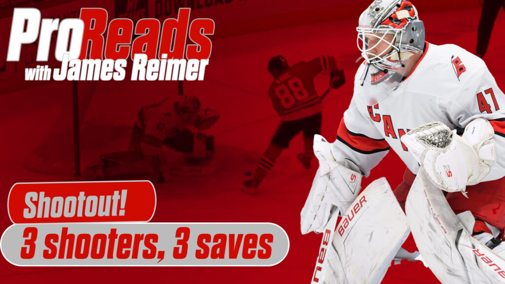 James Reimer on the Shootout