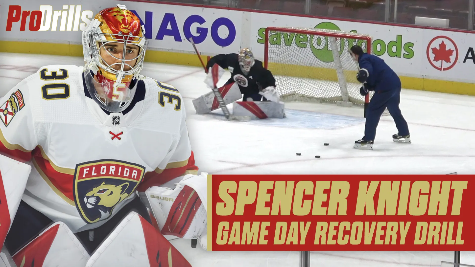 Spencer Knight Game Day Recovery Drill