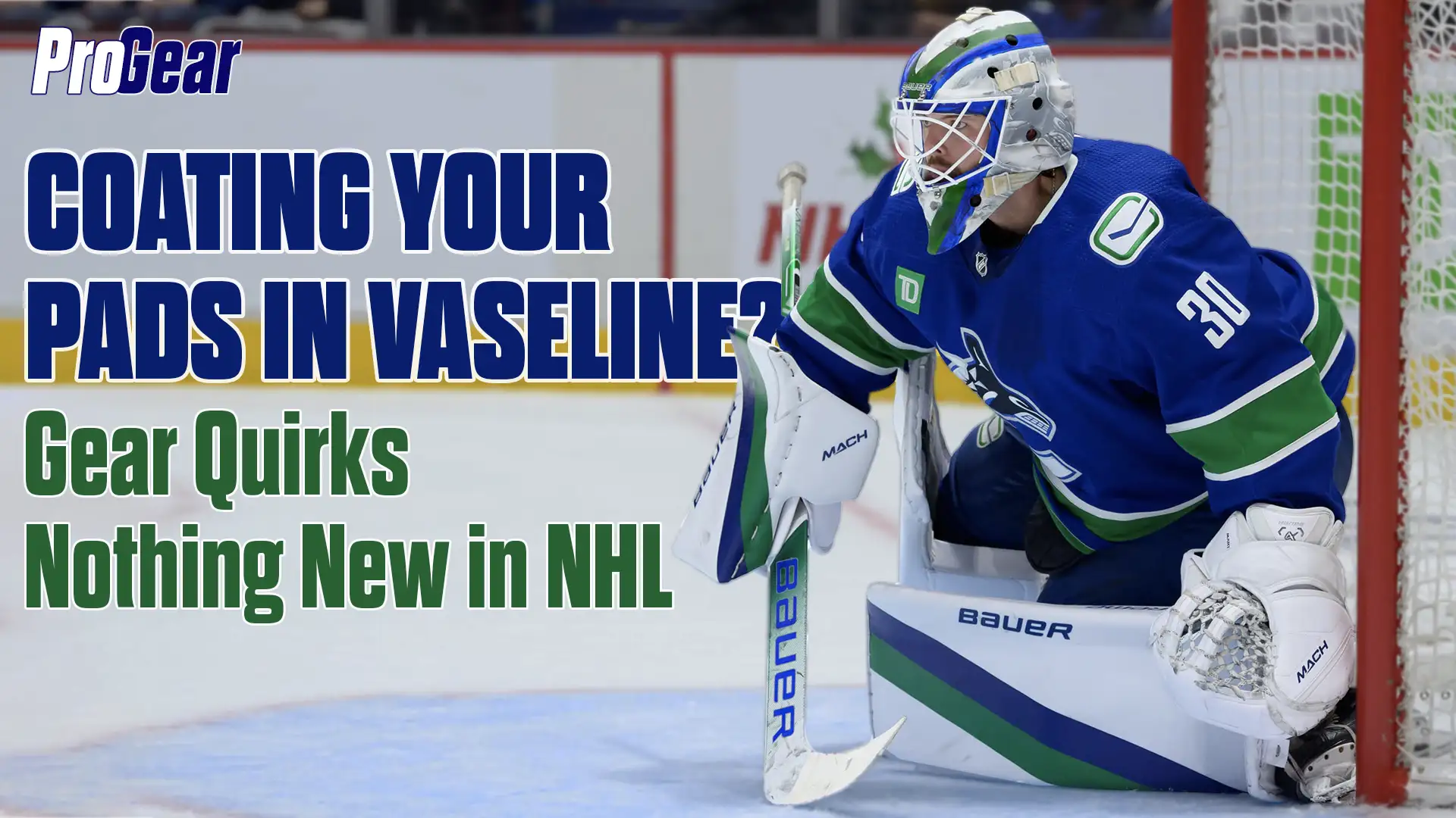 Pro Gear: Coating your pads in Vaseline?