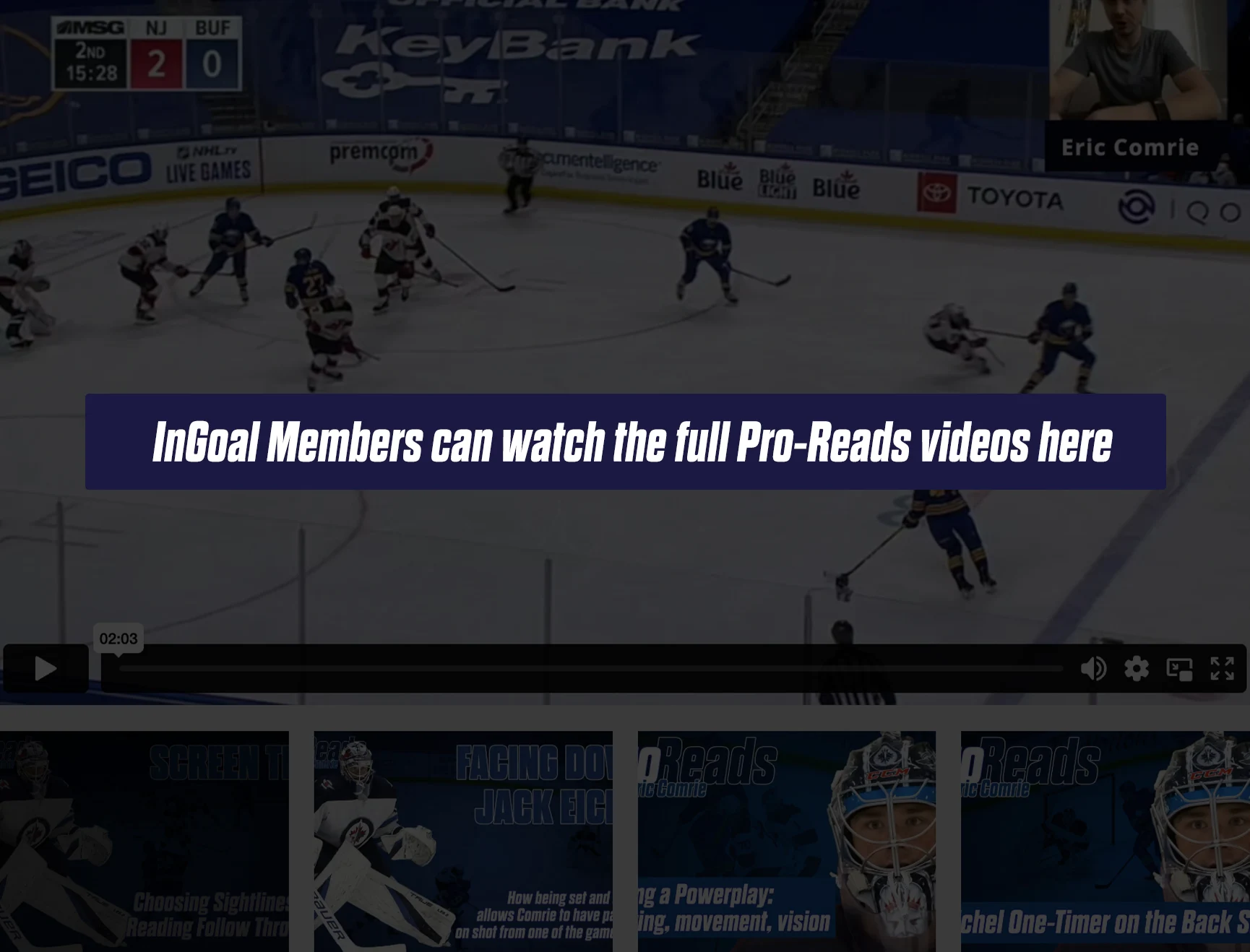 Cal Petersen Pro-Reads Video Player tease