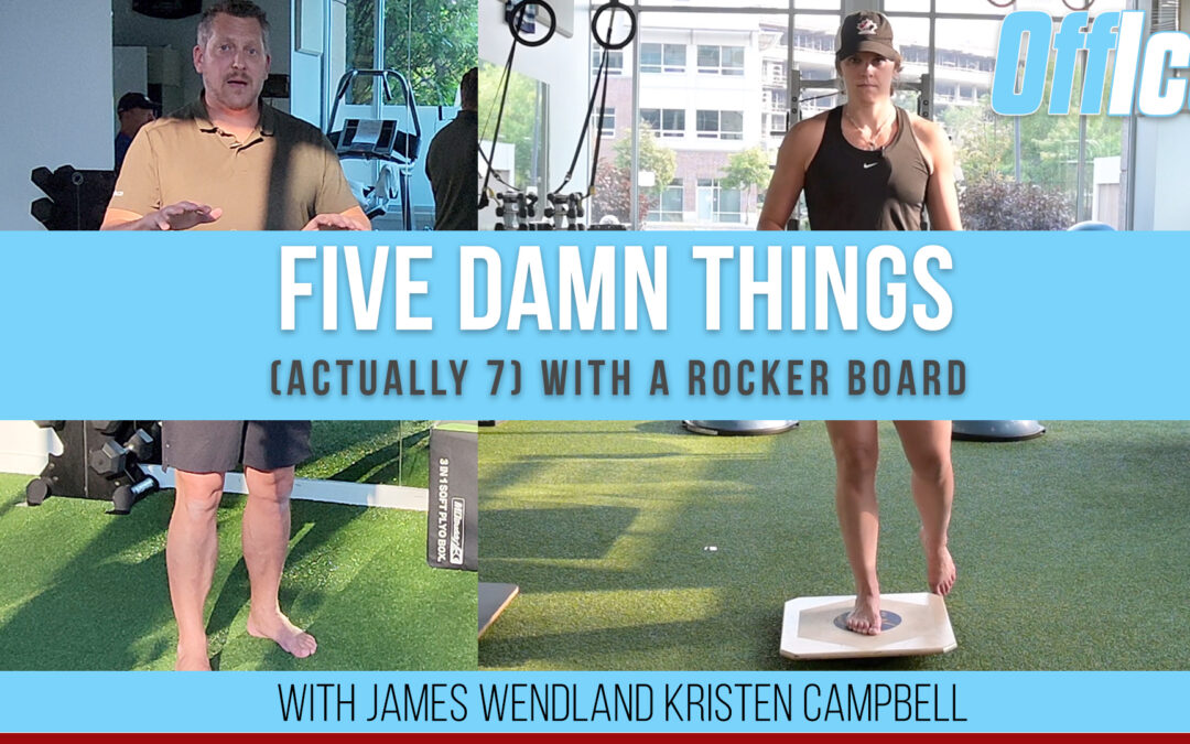 5 (actually 7) Damn Things with a Rocker Board