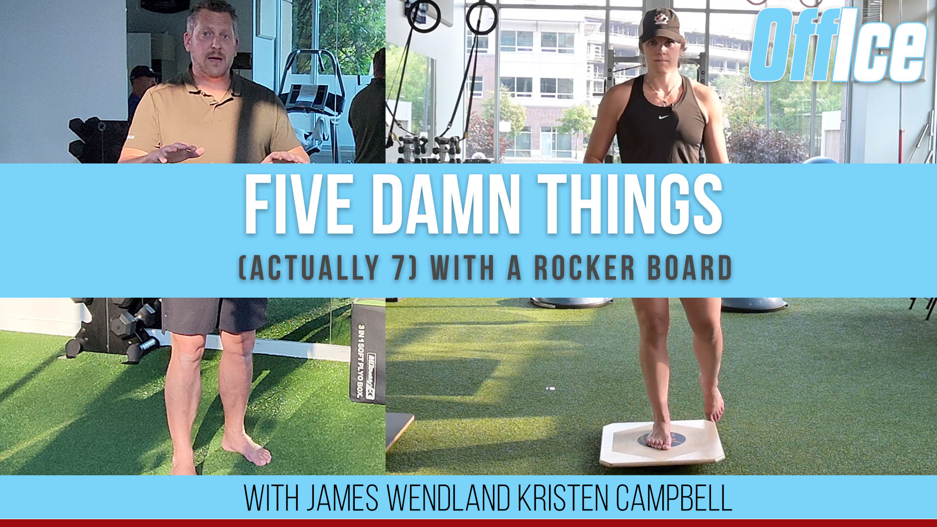 5 (actually 7) Damn Things with a Rocker Board