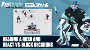Joey Daccord Reading a Rush and React-vs-Block Decisions Feature Image