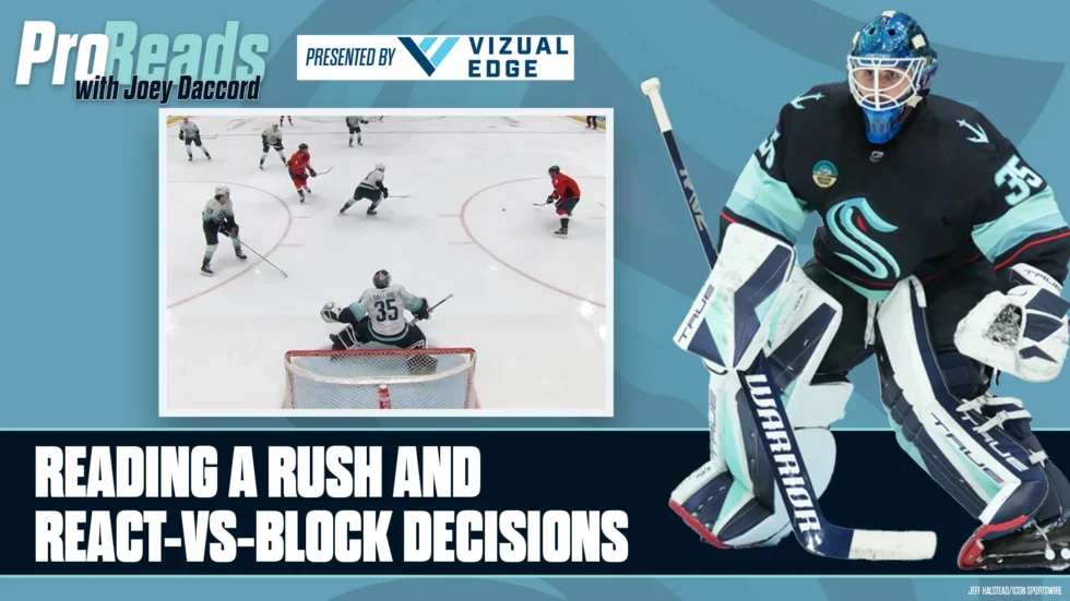 Joey Daccord Reading a Rush and React-vs-Block Decisions Feature Image Nov 22