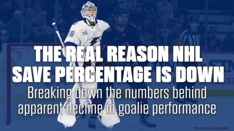 The real reason NHL save percentage is down feature image