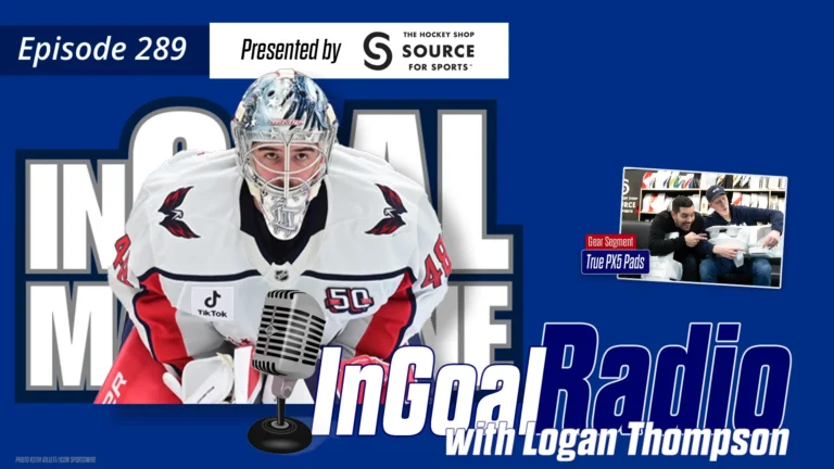 feature image for Episode 289 Washington Capitals goalie and Vezina Trophy candidate Logan Thompson