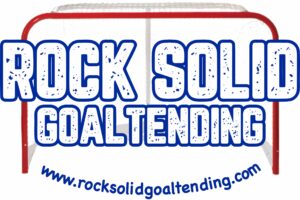 Rock Solid Goaltending Logo