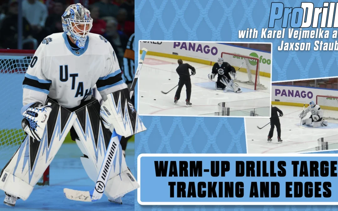 Pro Drills with Utah Hockey Club – Karel Vejmelka and Jaxson Stauber