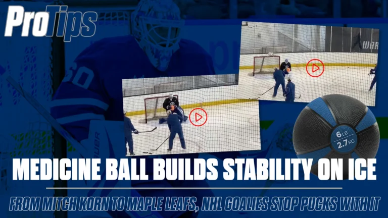 Toronto Maple Leafs Goaies Use Medicine Ball