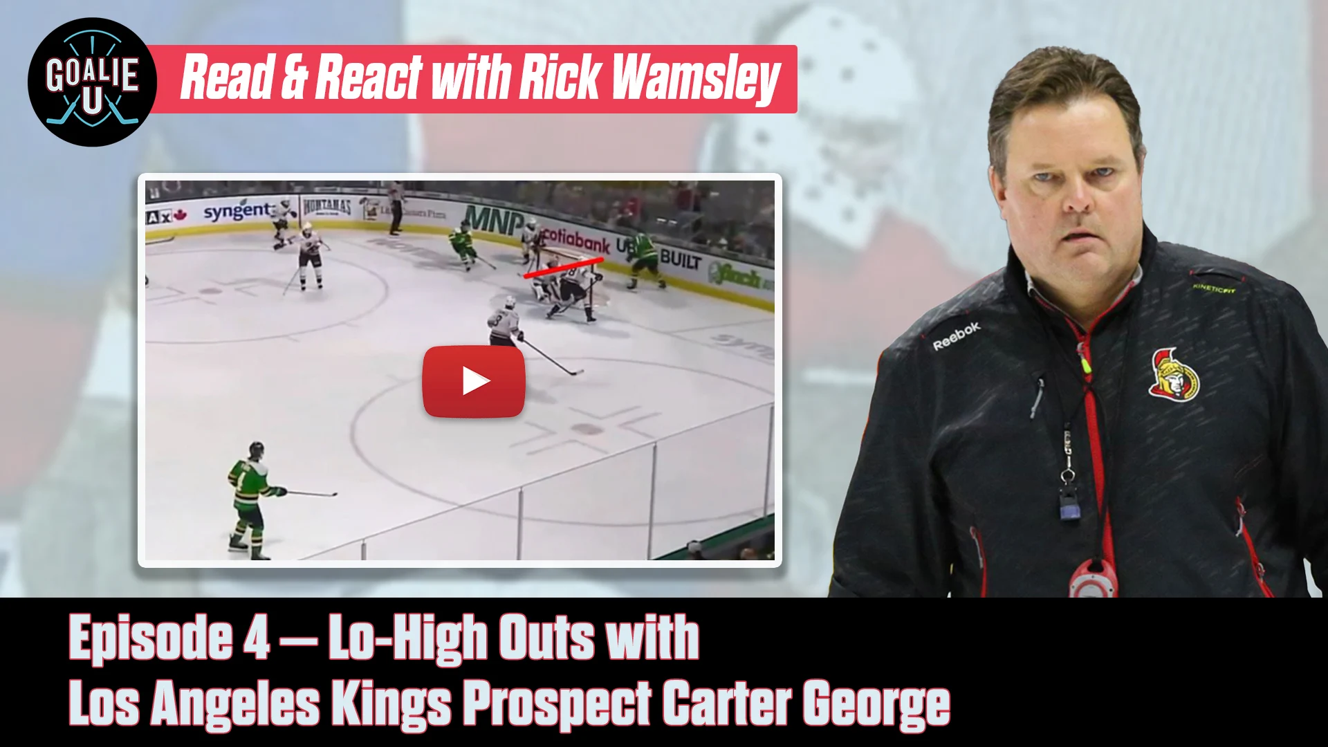 GoalieU: Read & React with Rick Wamsley