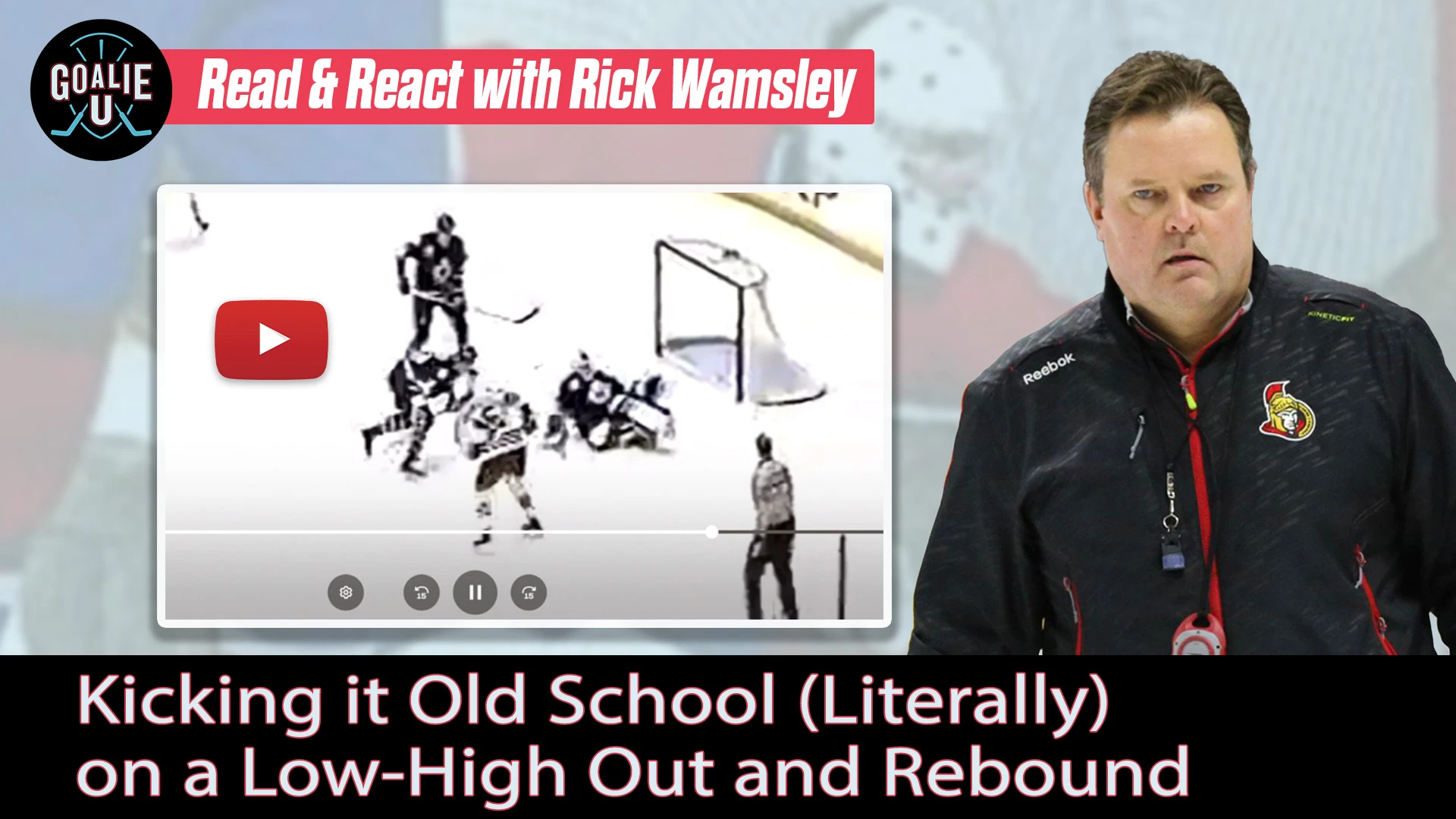 GoalieU: Read & React with Rick Wamsley