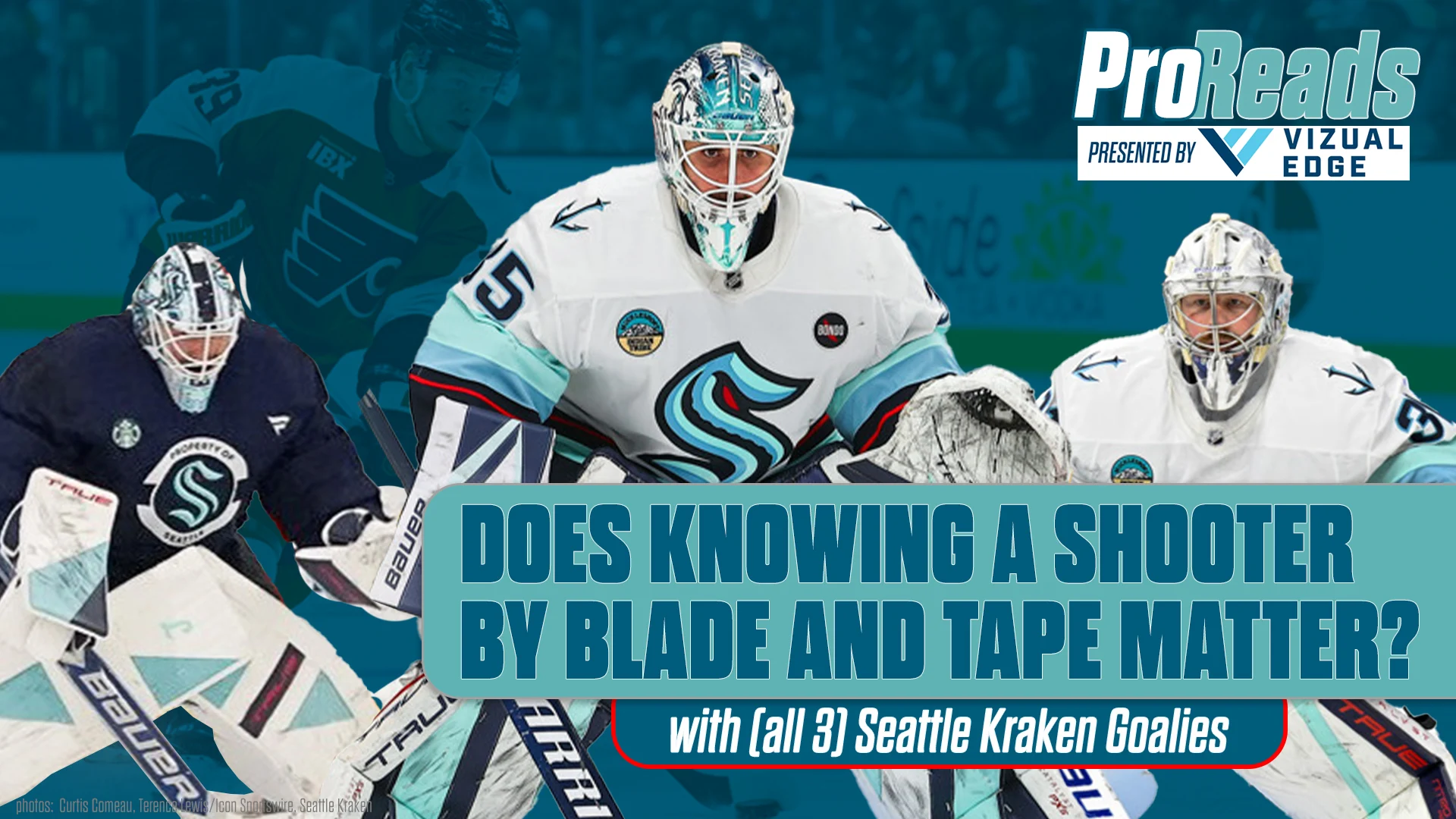 Pro Reads with (all 3) Seattle Kraken Goalies