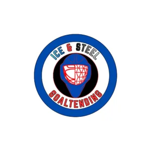 Ice & Steel Goaltending Logo