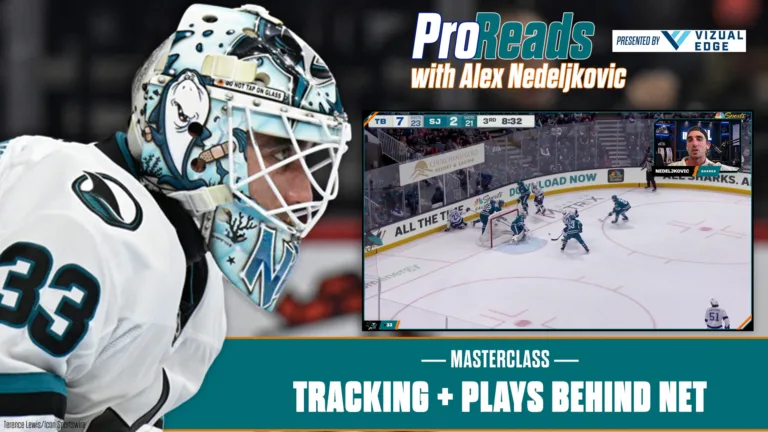 Alex Nedeljkovic Pro Reads 11: a 5-minute masterclass on tracking and plays behind the net