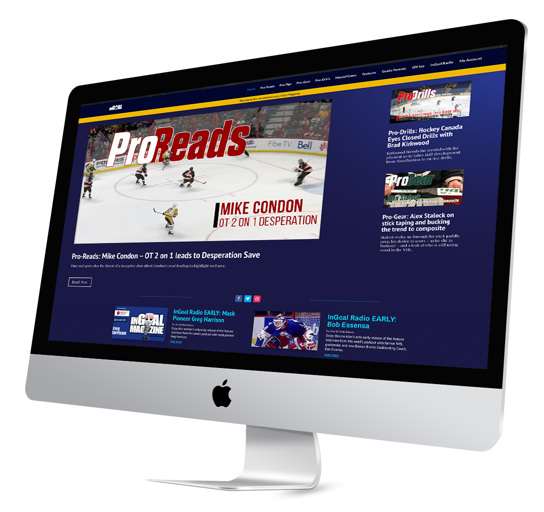 InGoal on an iMac