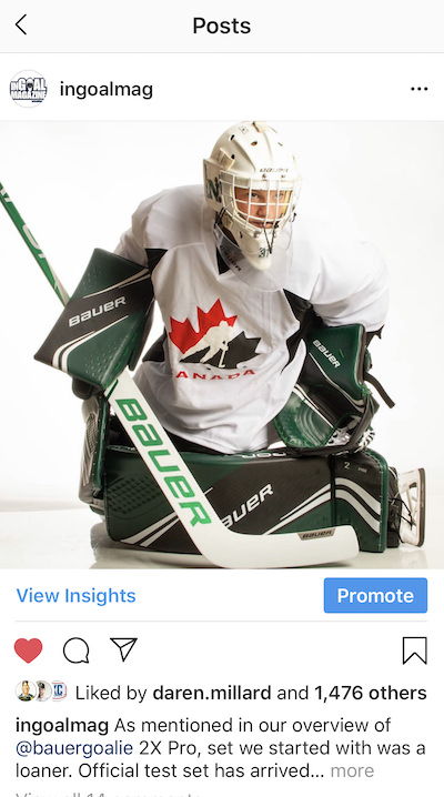 Hutch in Bauer 2X Pro