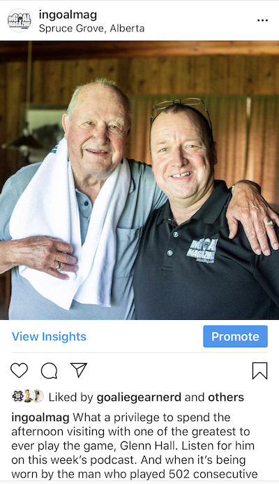 Glenn Hall and Hutch