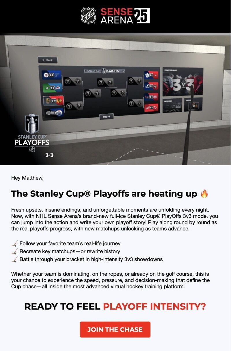 NHL Sense Arena Graphic