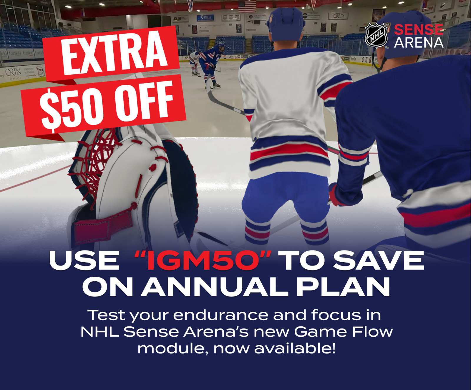 NHL Sense Arena Graphic