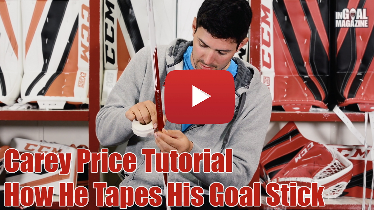 Carey Price stick taping video