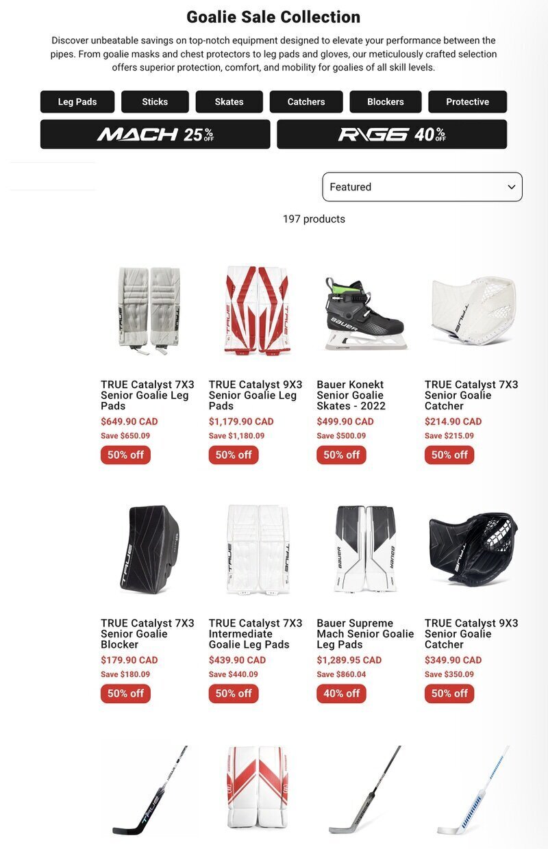 Hockey Shop sale