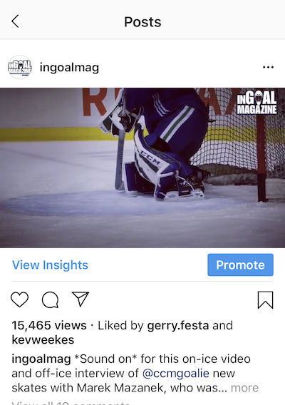 new CCM Skates in action NHL