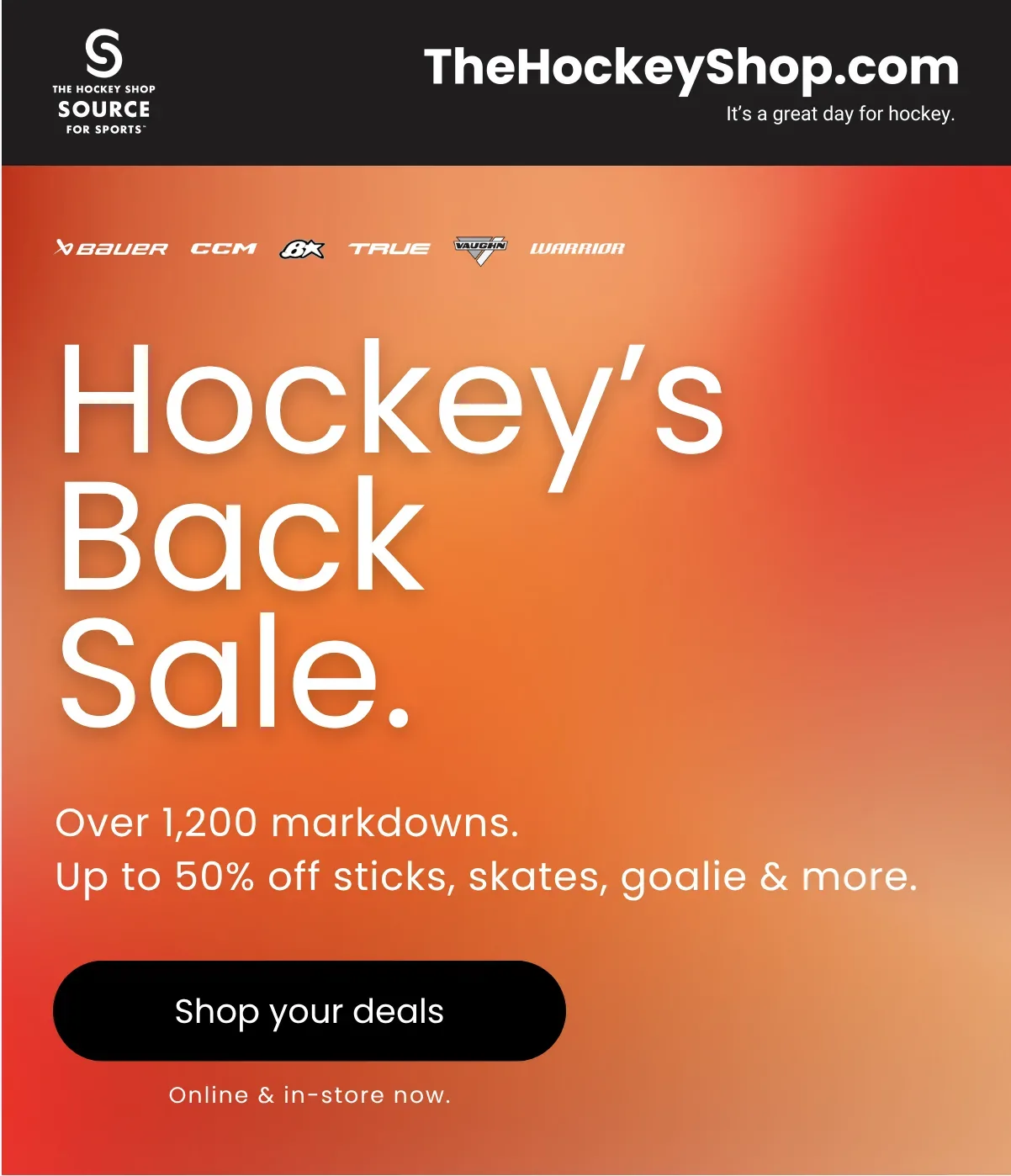 The Hockey Shop Source for Sports