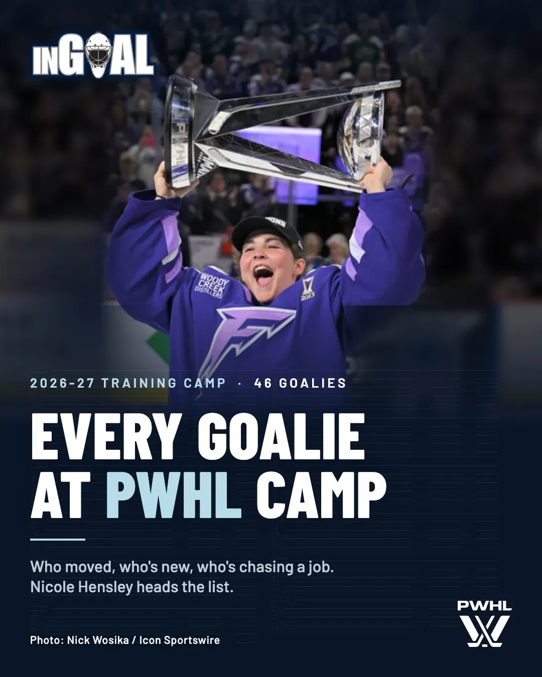 Two-Time Walter Cup Champion Nicole Hensley Heads the PWHL’s Goalie Moves, Plus Every Camp Invite